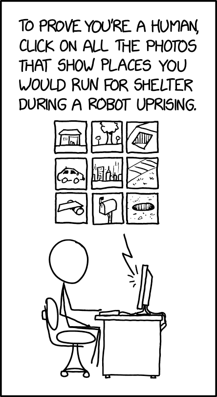 Robot Uprising Captcha