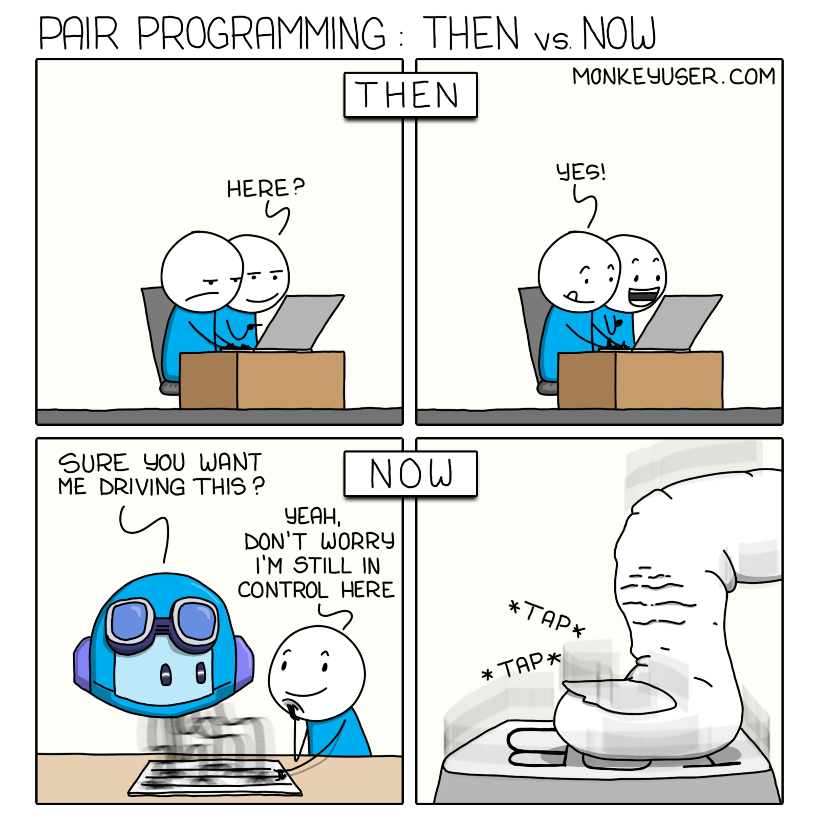 Pair programming nowadays