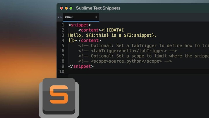 How to Create Sublime Text Snippets