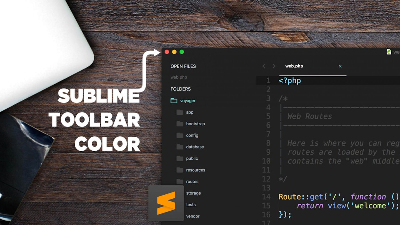 Sublime Toolbar Color