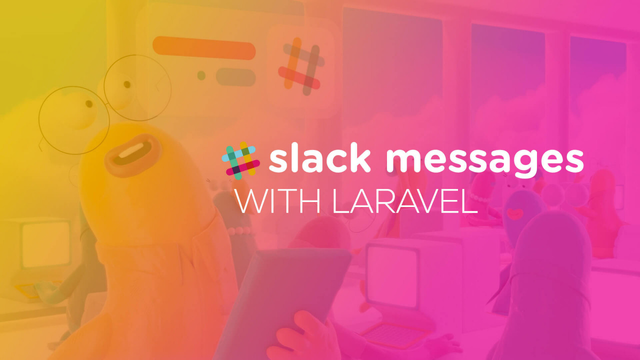 art in slack messages with text