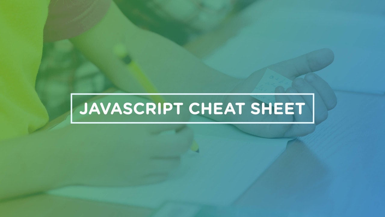 Javascript Cheat Sheet - The Best of the Best