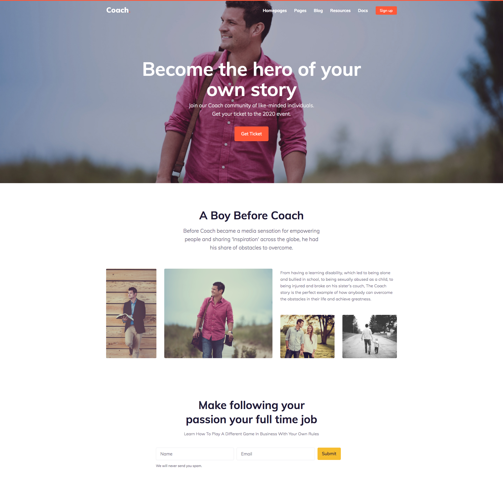 Coach – Coaching & Courses Bootstrap Theme