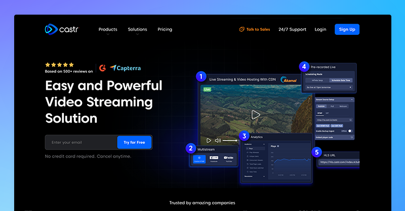 Live Video Streaming Platform