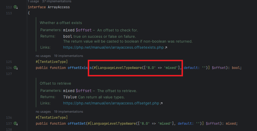 core php attribute
