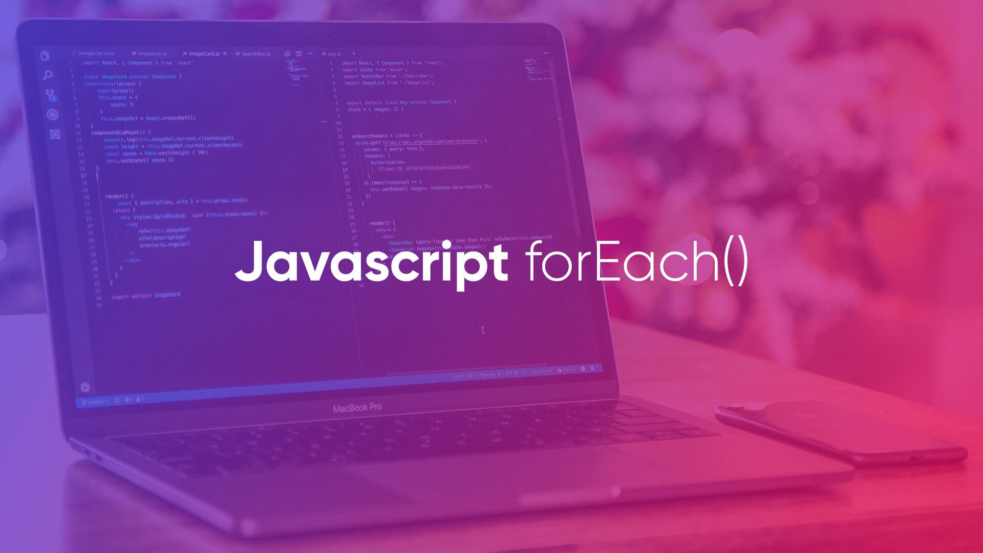 Javascript Foreach