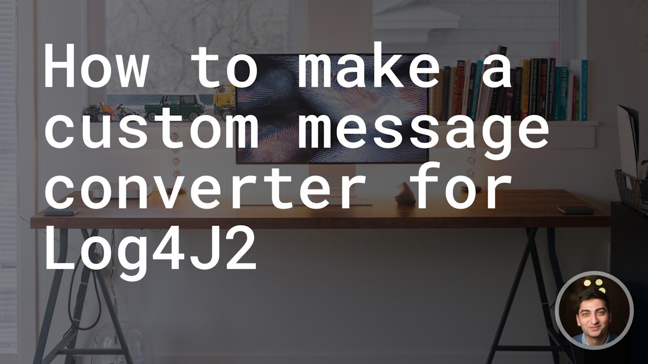 How to make a custom message converter for Log4J2