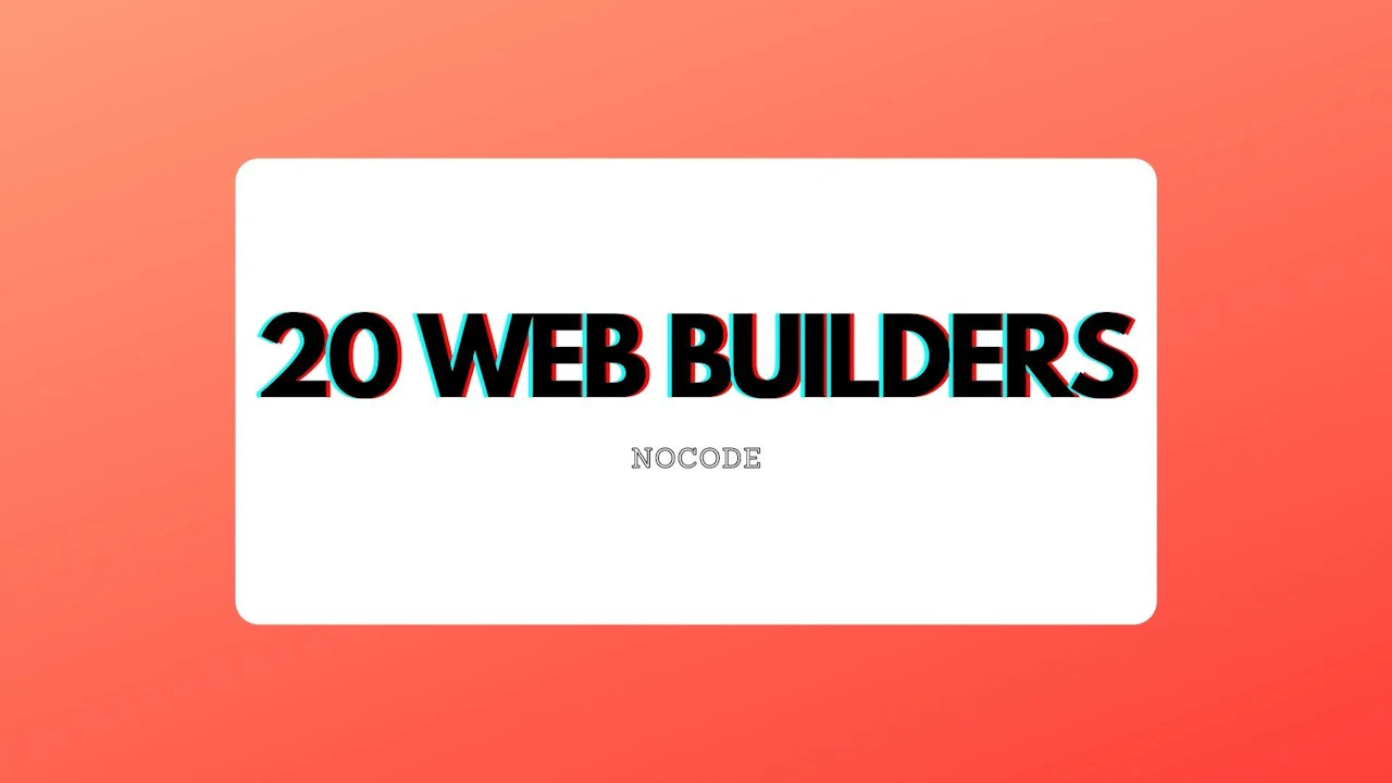 20 Web Builders