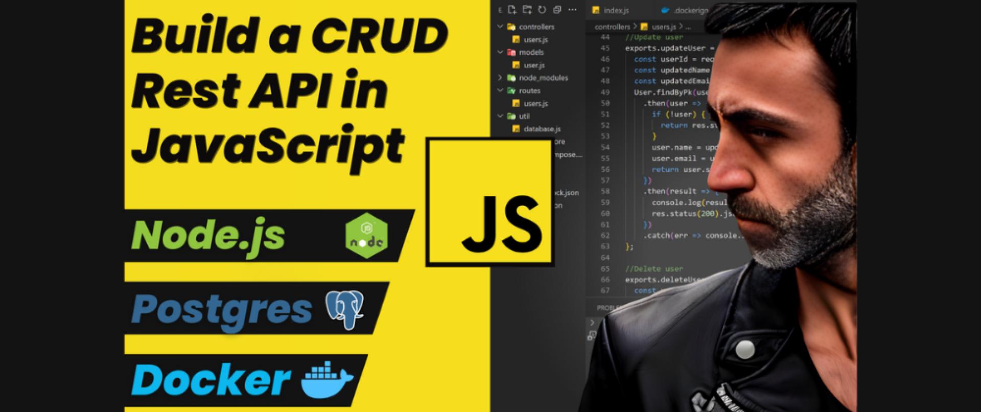 JavaScript CRUD Rest API using Nodejs, Express, Sequelize, Postgres, Docker and Docker 