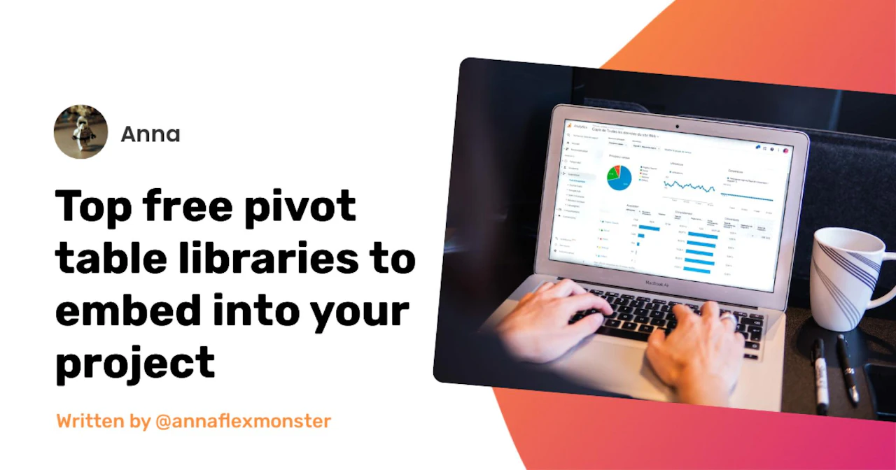 Top free pivot table libraries to embed into your project 