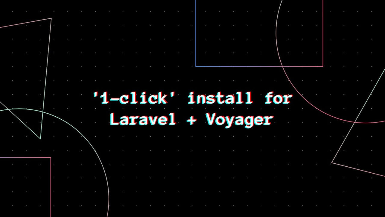 laravel voyager install