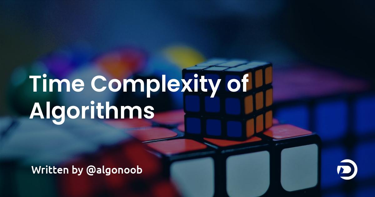 Time Complexity of Algorithms