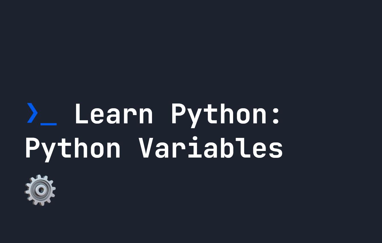 Learn Python: Python Variables
