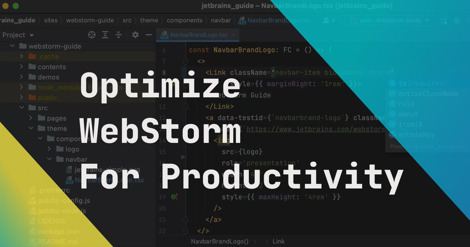 Optimize WebStorm For Productivity - My Top 5 Extensions