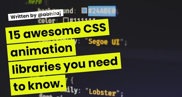 15 awesome CSS animation libraries you need to know. - DevDojo