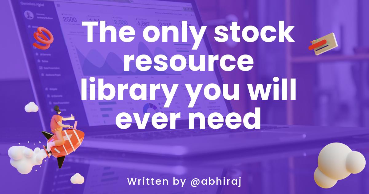 The only stock resource library you will ever need