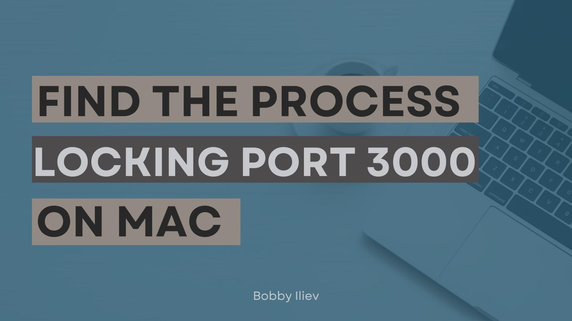 How to find a process locking port 3000 on Mac?