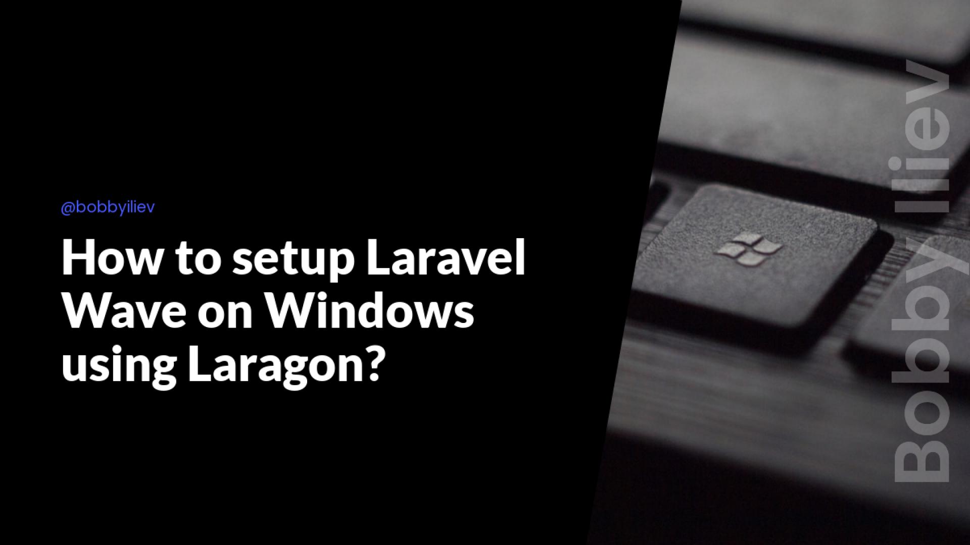 How to setup Laravel Wave on Windows using Laragon?