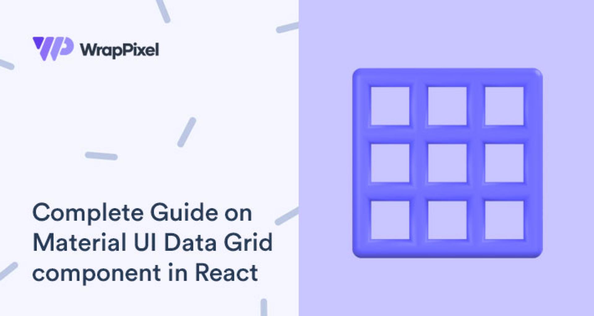 Using Data Grid Component in MUI X (Material UI) with React