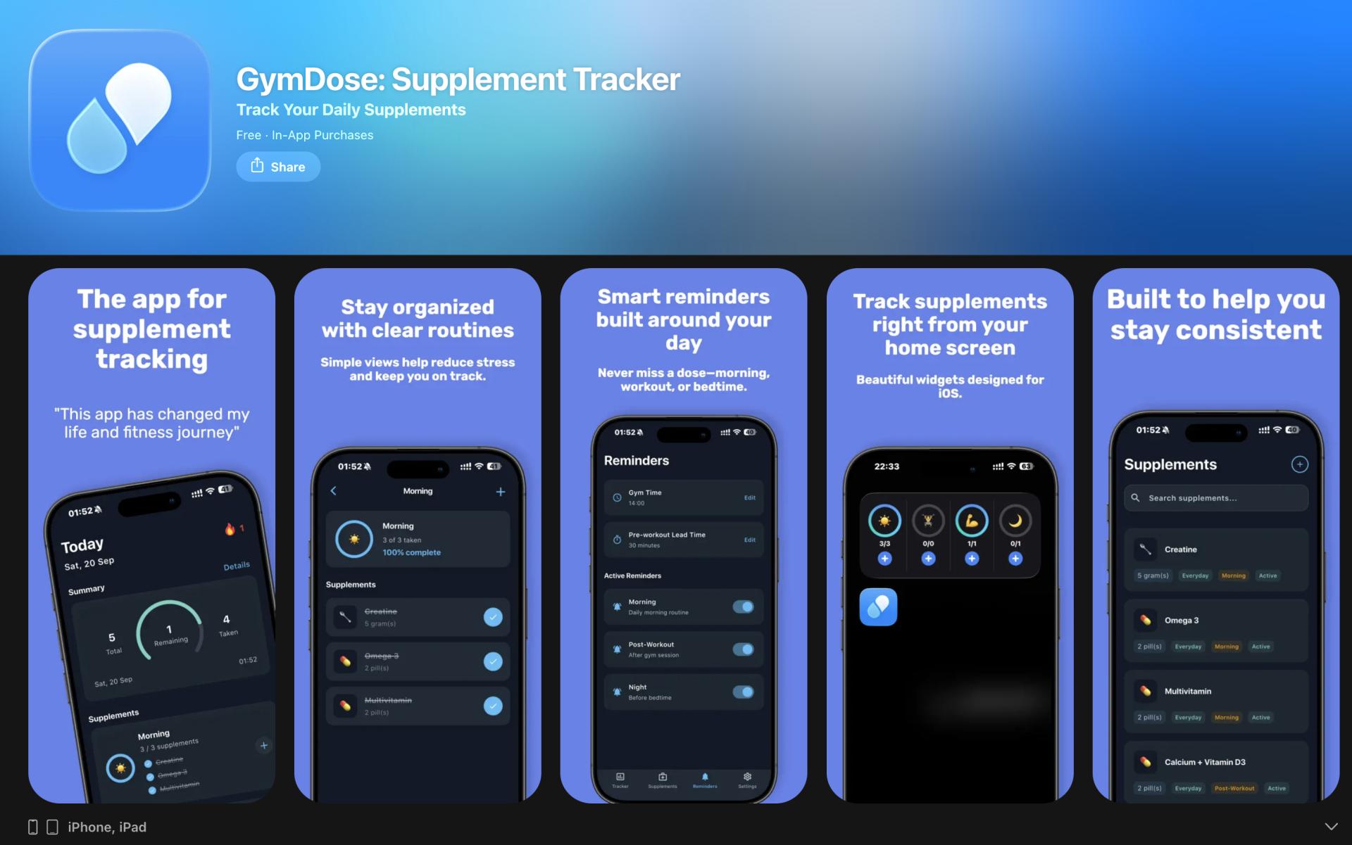 Why I Built GymDose: A Simple Supplement Tracker for Real Fitness Journeys
