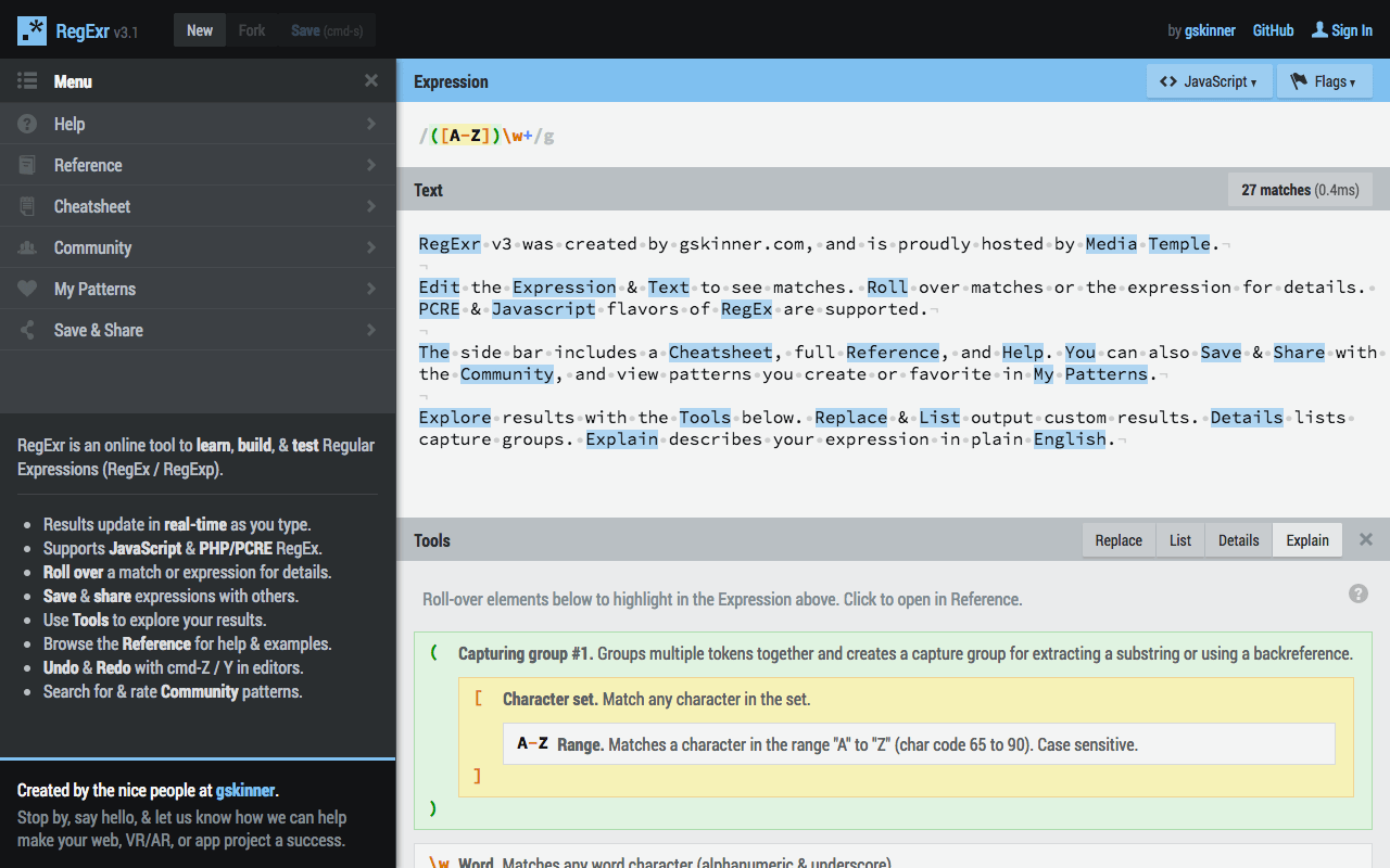 learn regex