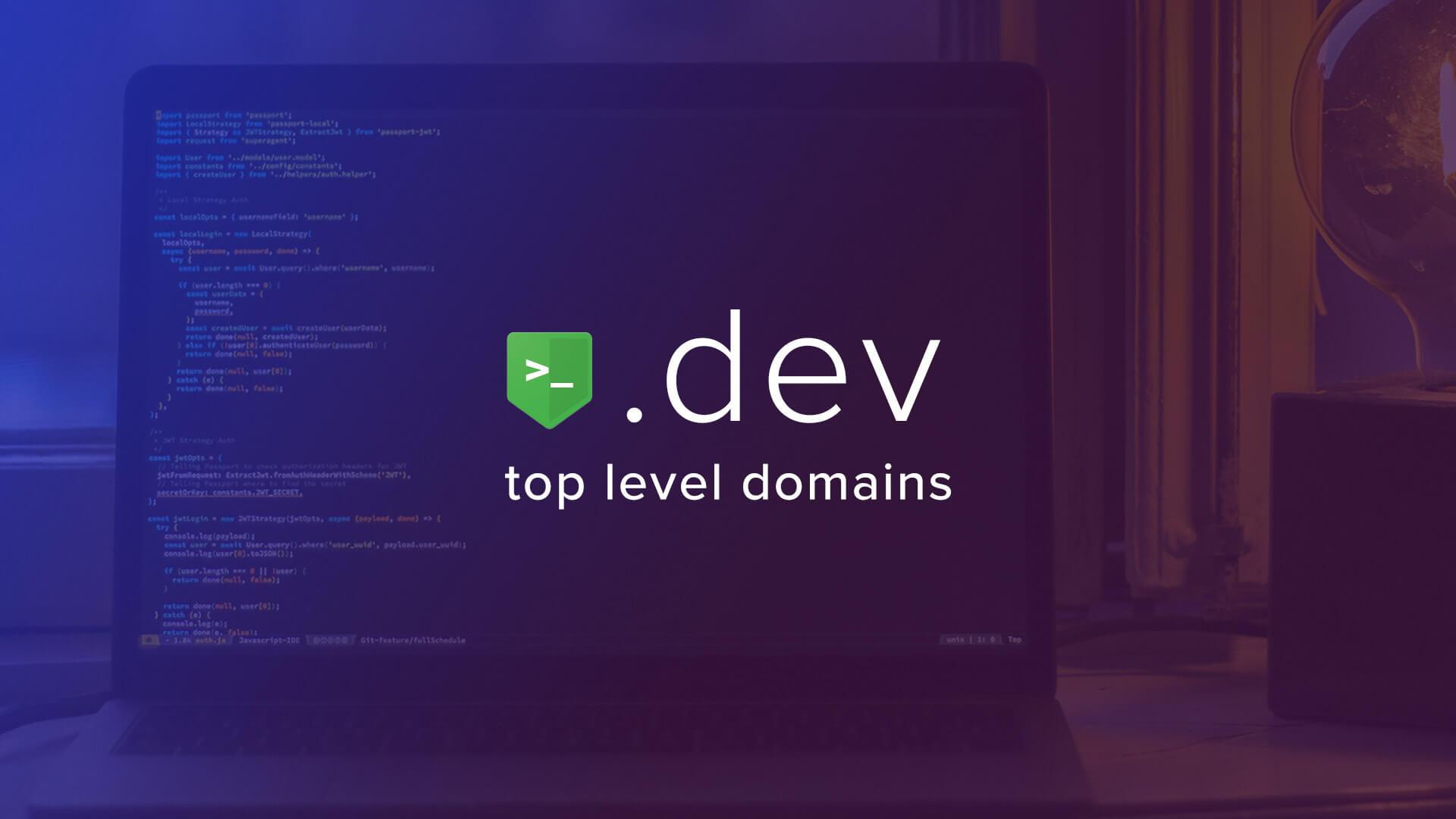 Get Your .dev Domain Name