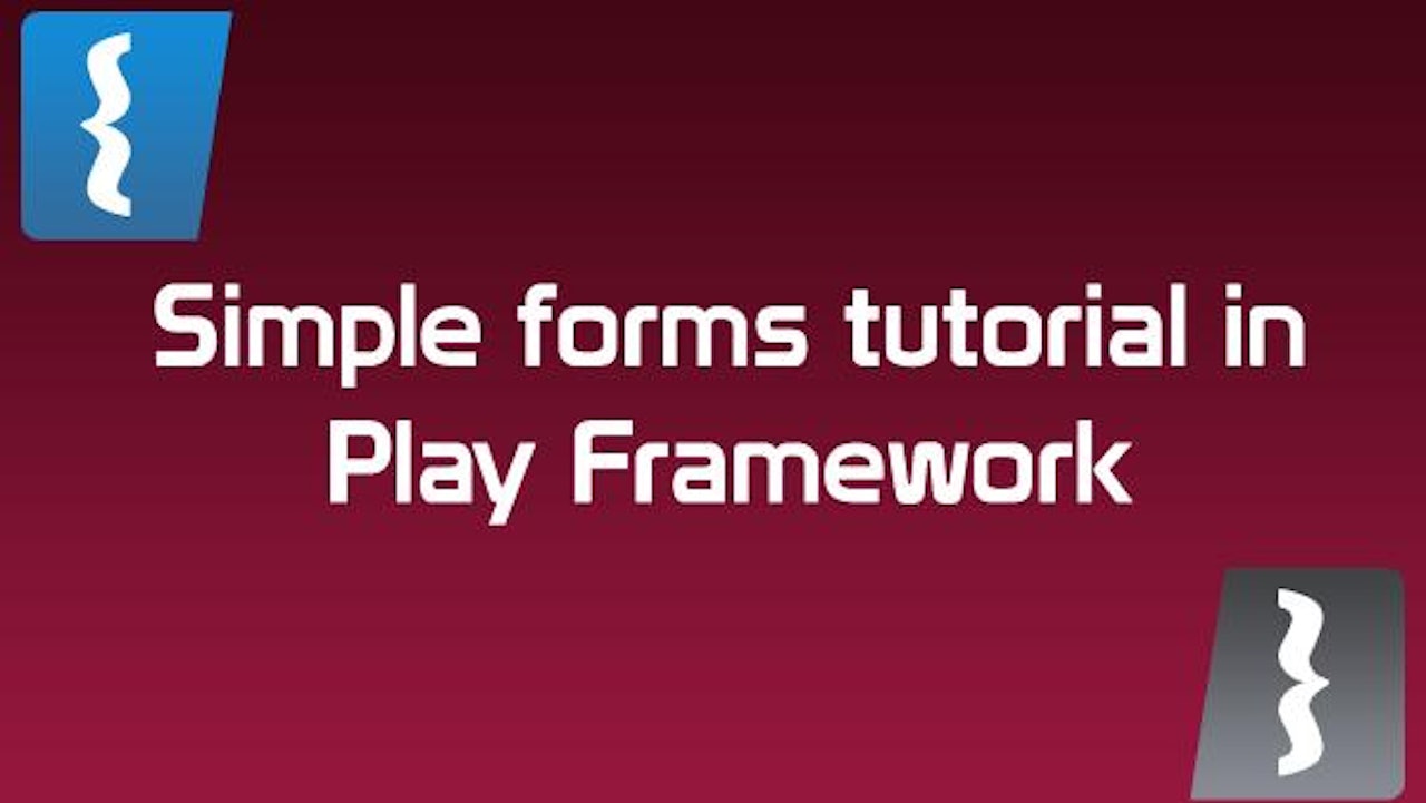 Building a form in Play Framework
