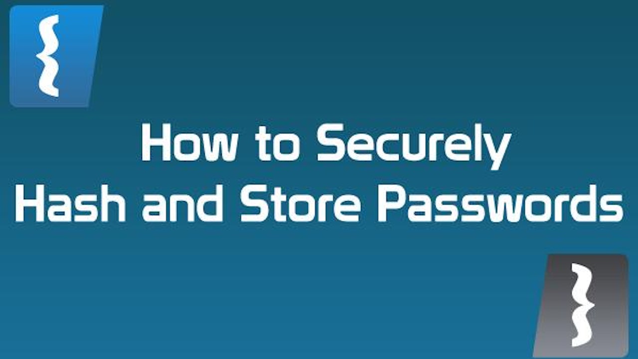 How to properly store a password in the Database