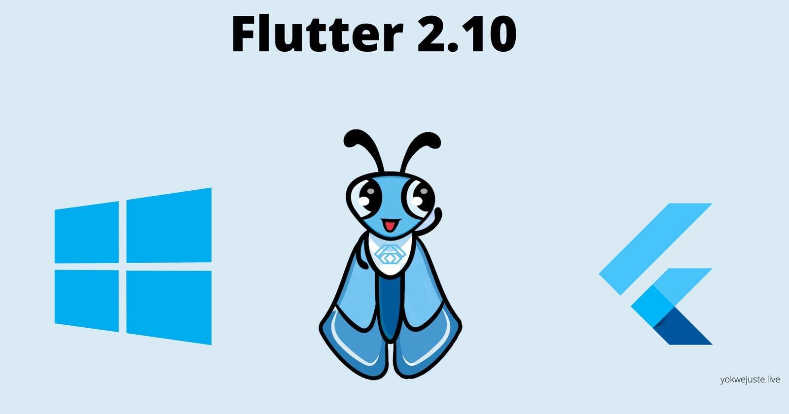 Flutter 2.10 Updates 🤓
