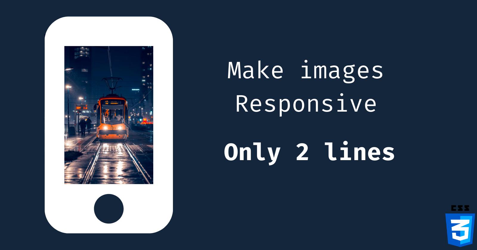 This is how you make images Responsive in CSS
