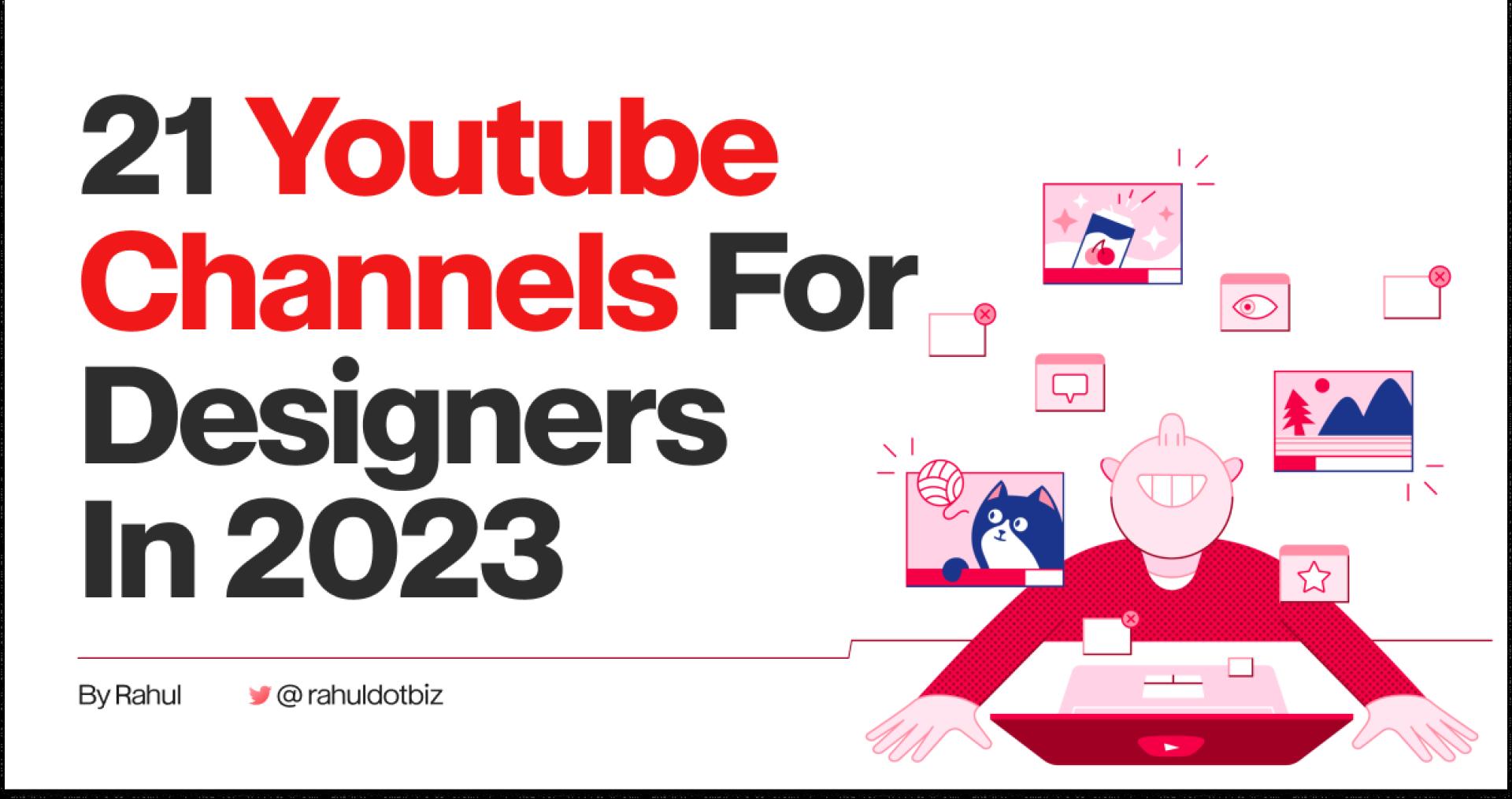21+ Best YouTube channels for Designers in 2023