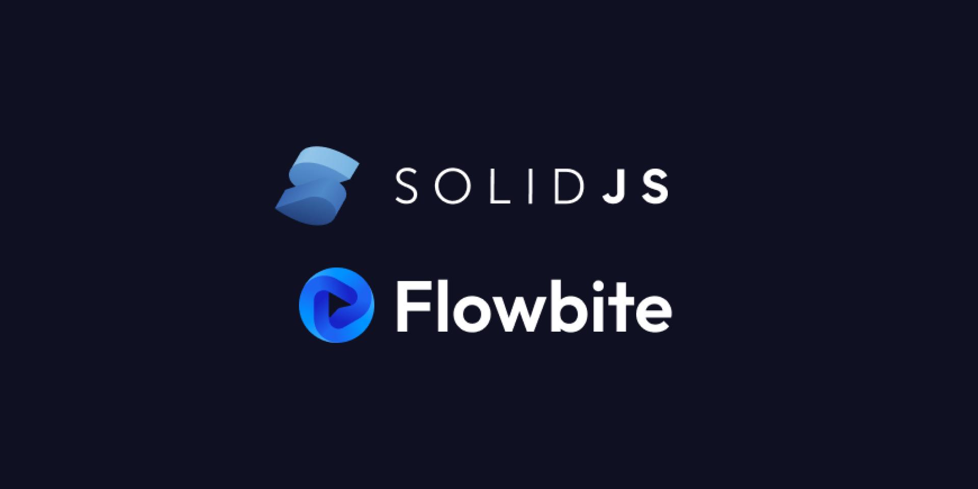 Learn how to install SolidJS with Flowbite and Tailwind CSS