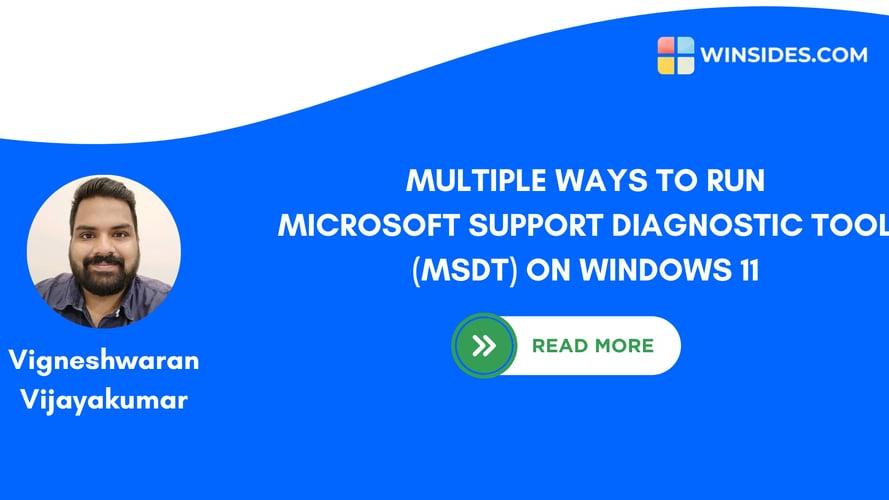 Different Ways to Run MSDT as Administrator on Windows 11