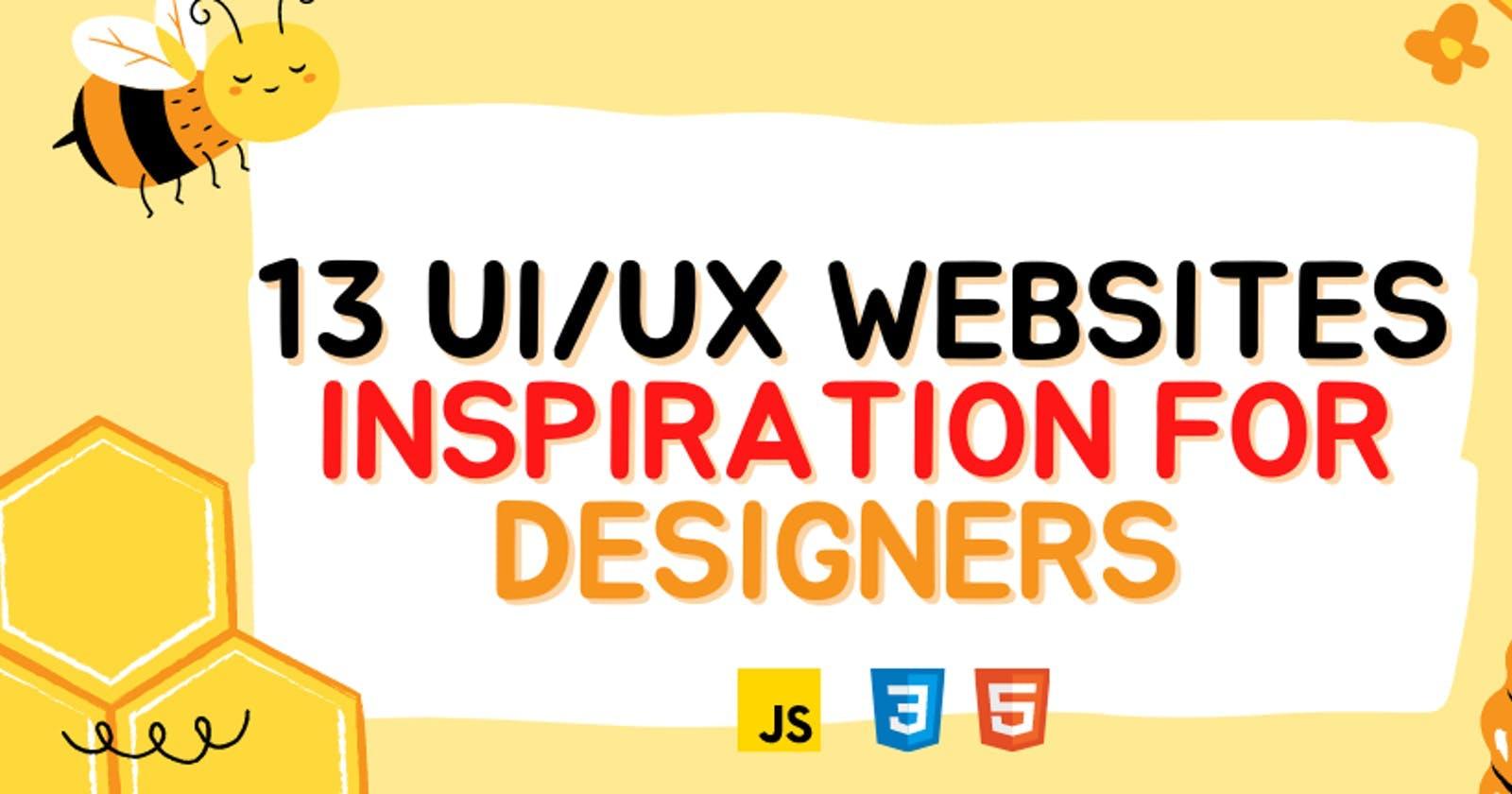 13 Ultimate UI/UX website inspiration for Designers and Developers