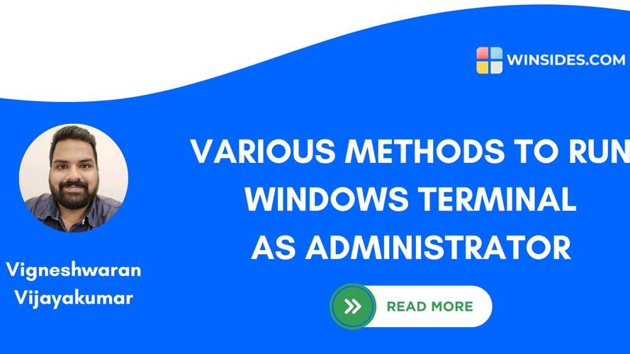 4 Easy Ways: Run Windows Terminal as Administrator With Elevated Permissions!