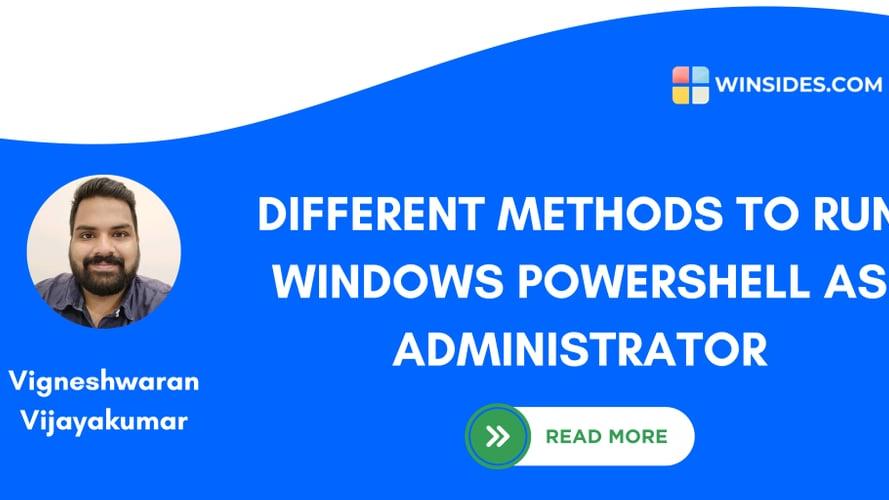 Run Windows PowerShell as Administrator With Elevated Rights!