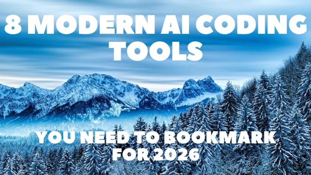 8 Modern AI Coding Tools You Need to Bookmark for 2026 🔥👨‍💻