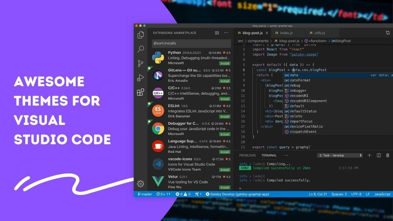 Awesome Themes for Visual Studio Code - DevDojo