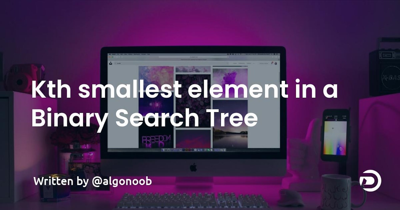 K'th smallest element in a Binary Search Tree