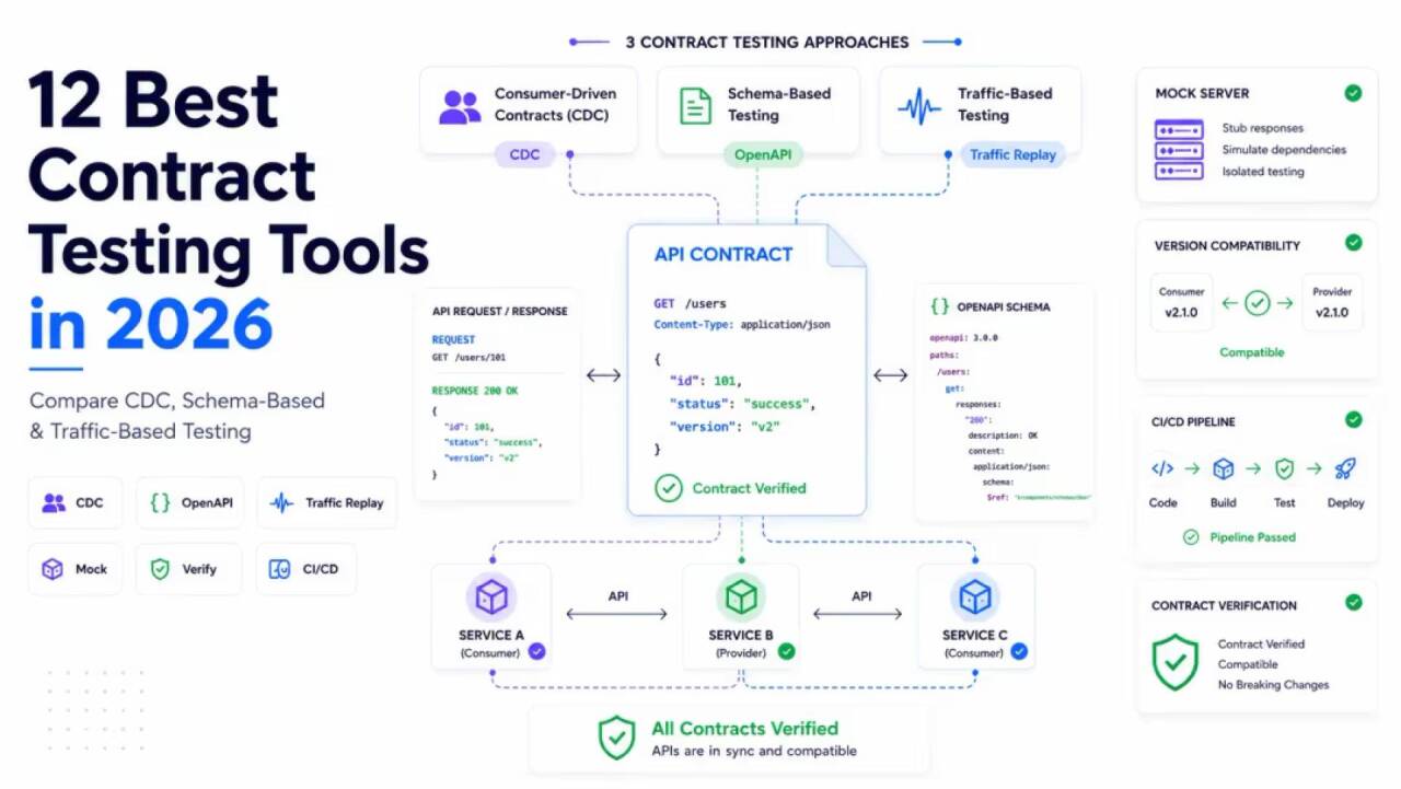 12 Best Contract Testing Tools In 2026