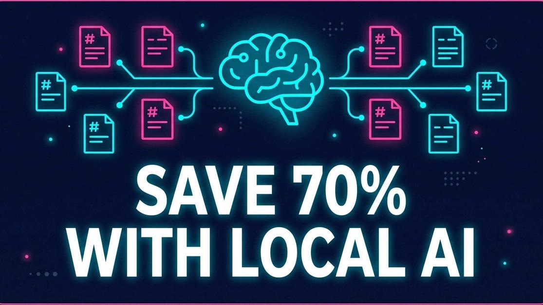 I Created a Second Brain for My Local AI Agents and Saved 70%