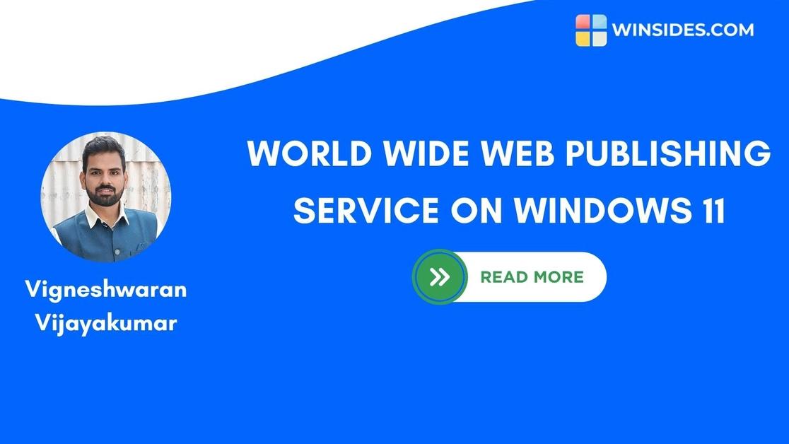 World Wide Web Publishing Service on Windows 11