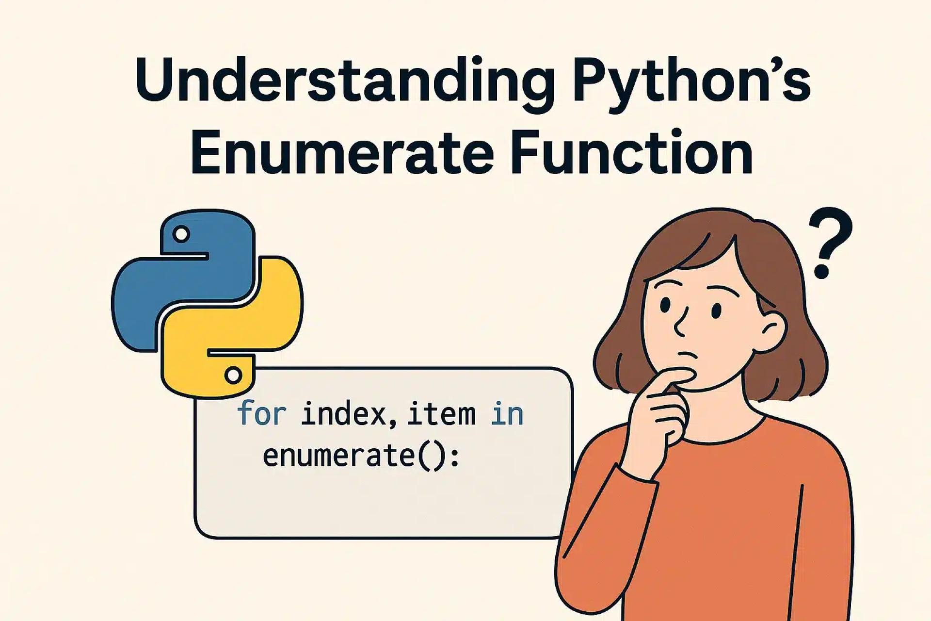What Does Enumerate Mean In Python