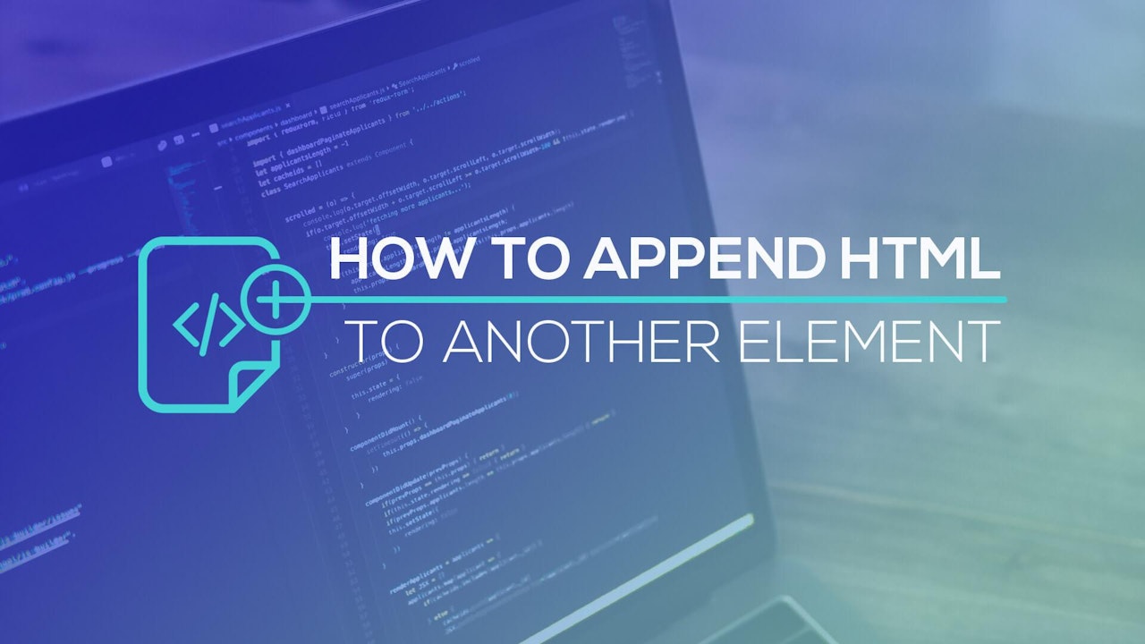 jquery append html inside element