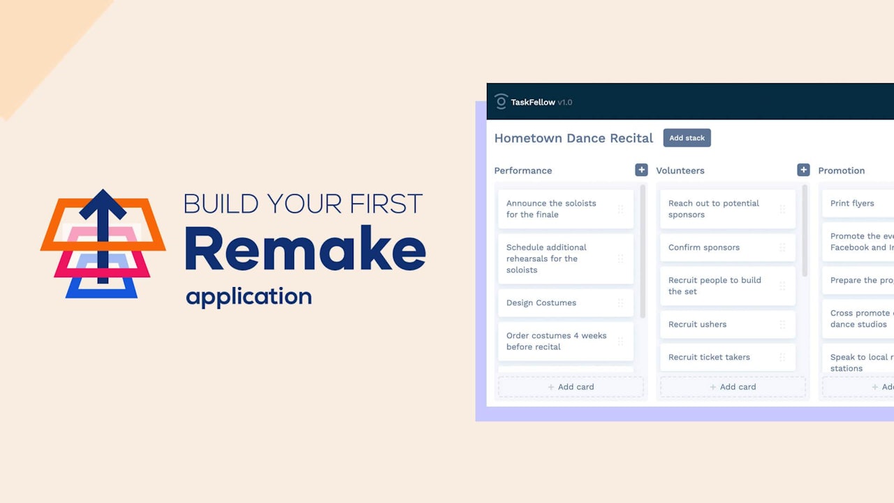 Build your first Remake app