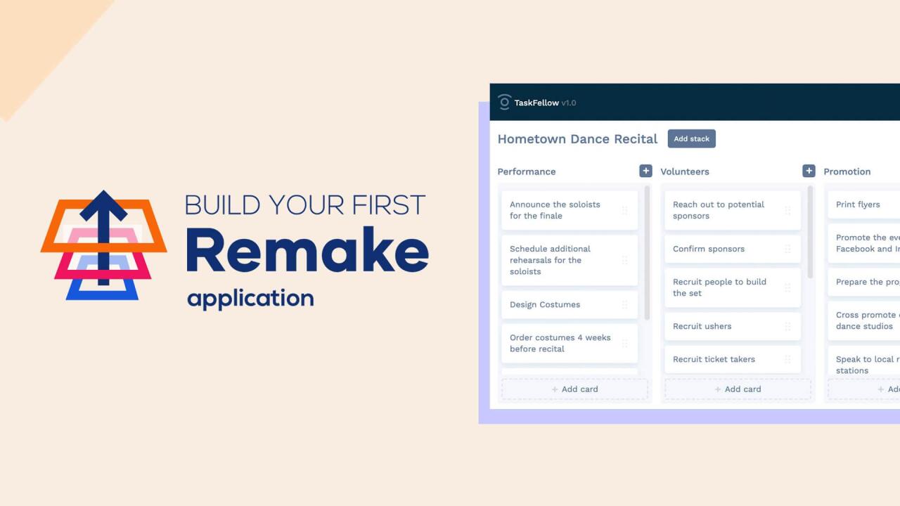 Build your first Remake app - DevDojo