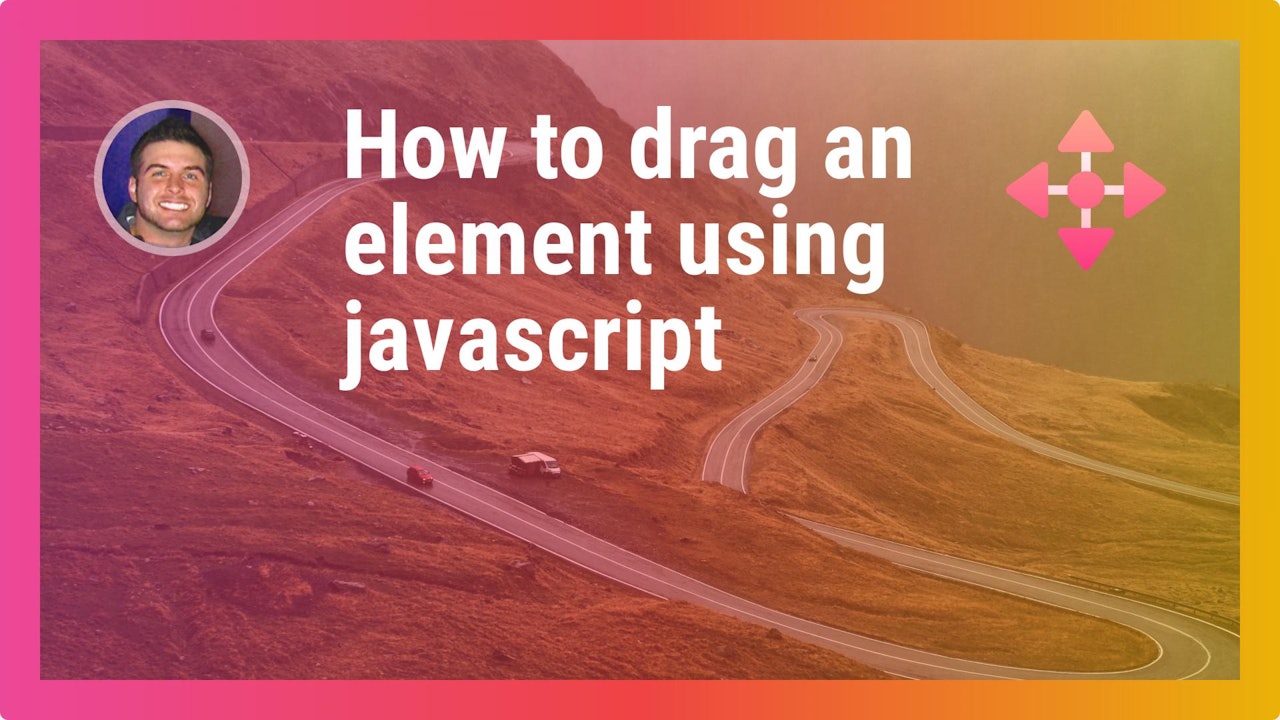 How to drag an element using javascript