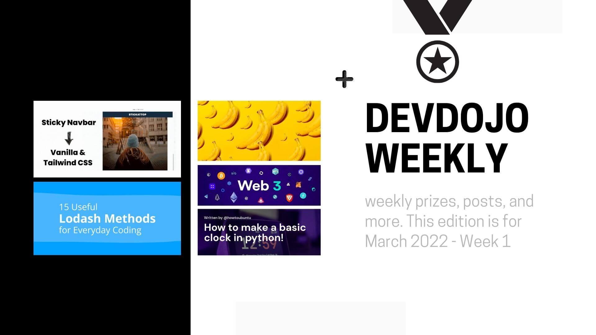 DevDojo Weekly - March 2022