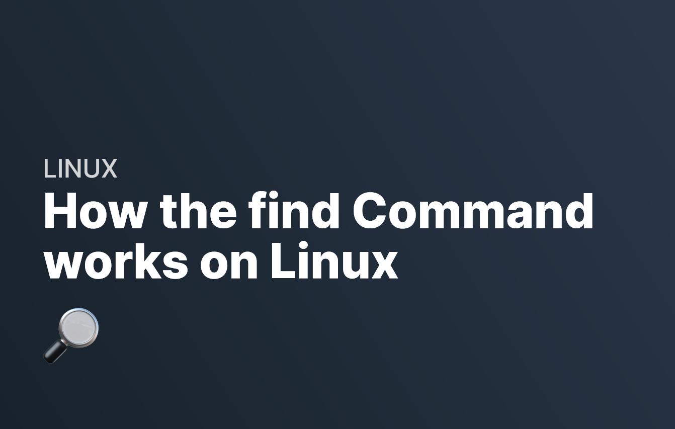 How the find Command works on Linux