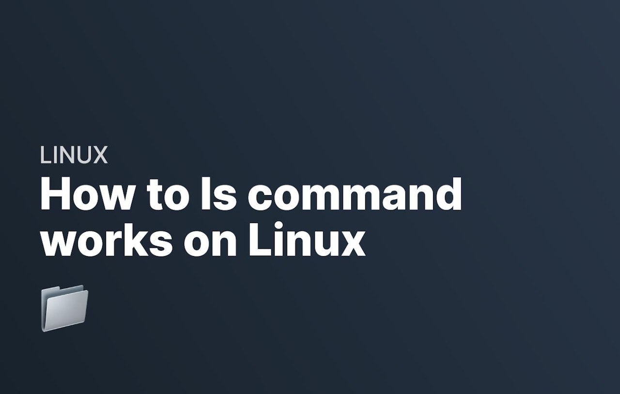 How the ls command works on linux